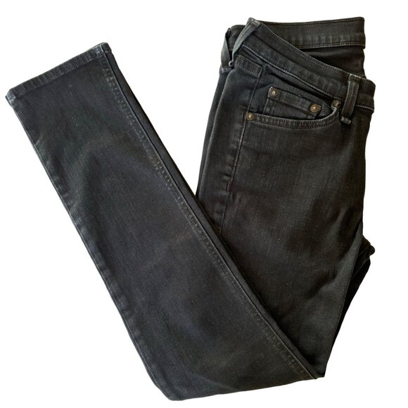 Rag & Bone Women's Coal Cigarette Skinny Jeans Size 26 Button Fly Cotton Denim - Picture 9 of 15
